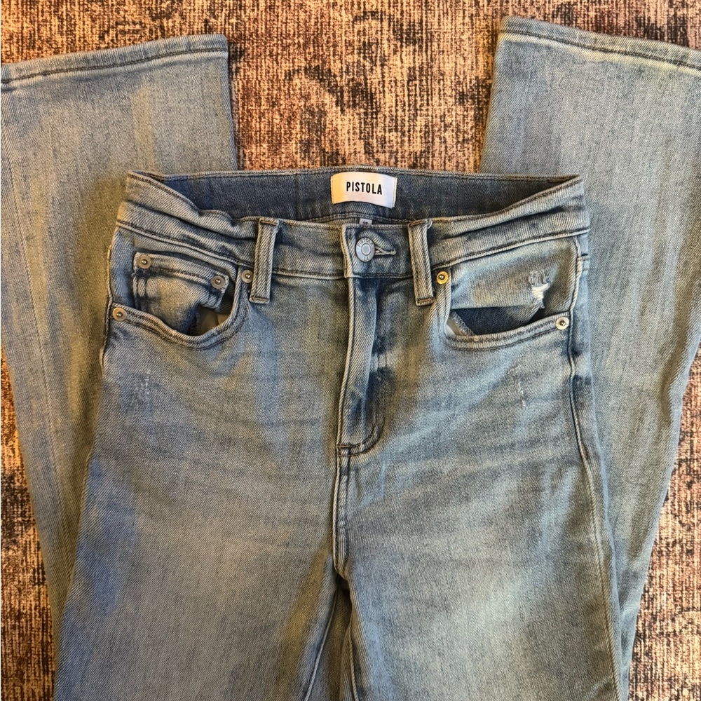 Pistola Lennon High Rise Ankle Bootcut Jeans Joyride Size 25